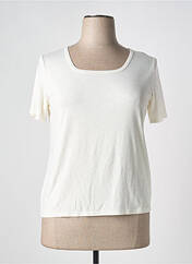T-shirt blanc TELMAIL pour femme seconde vue