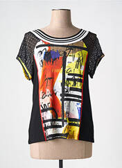 T-shirt noir TELMAIL pour femme seconde vue