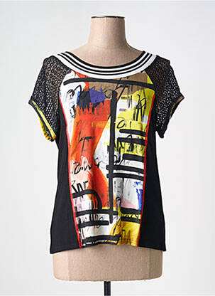 T-shirt noir TELMAIL pour femme