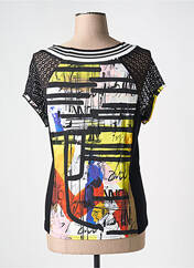 T-shirt noir TELMAIL pour femme seconde vue