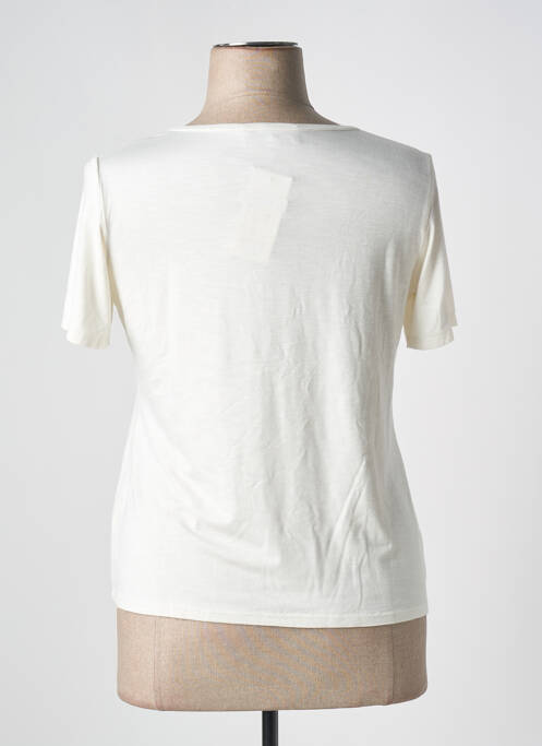 T-shirt stretch manches courtes blanc TELMAIL femme