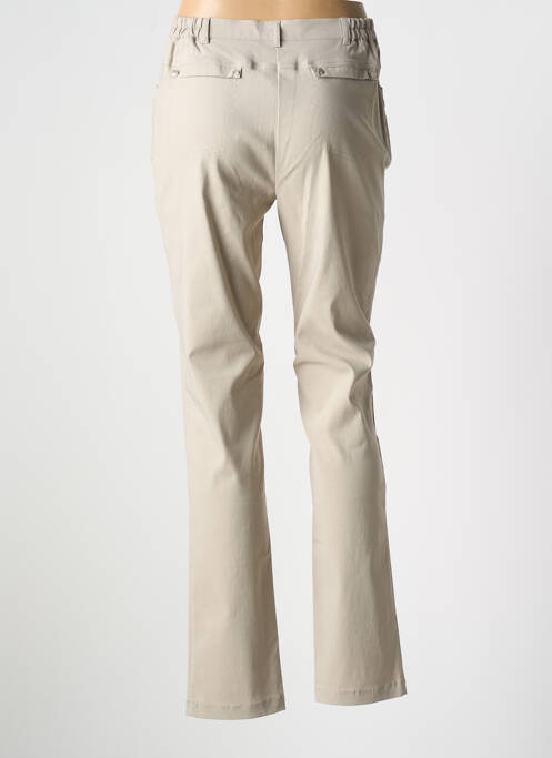 Pantalon flare beige TELMAIL pour femme