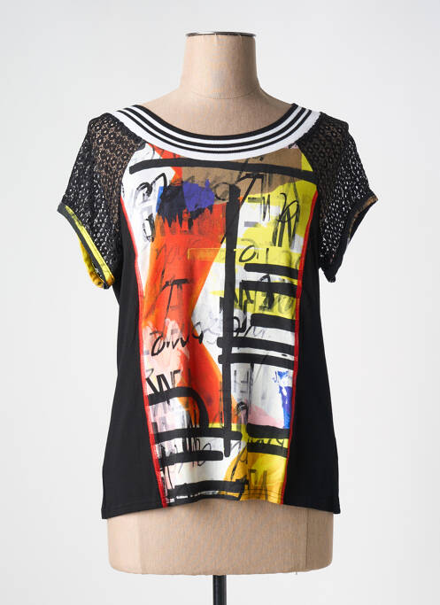 T-shirt noir TELMAIL pour femme