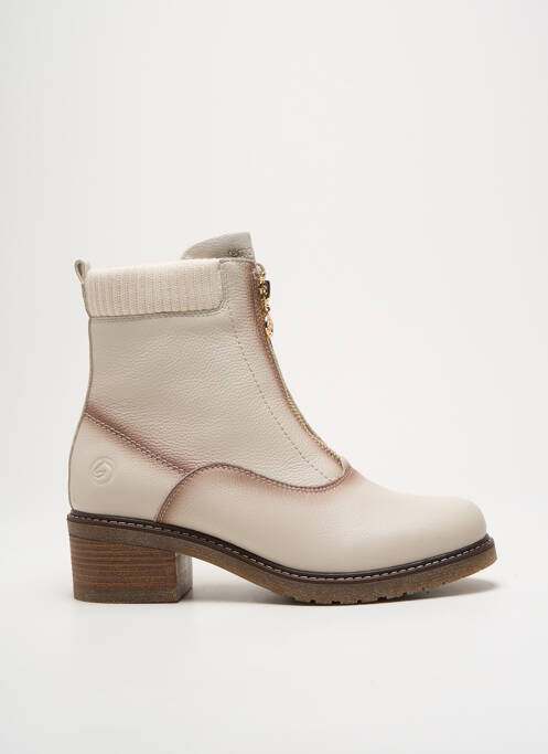 Bottines/Boots beige REMONTE pour femme