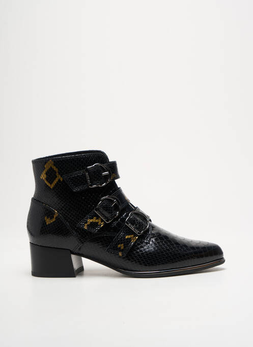 Bottines/Boots noir FUGITIVE BY FRANCESCO ROSSI pour femme