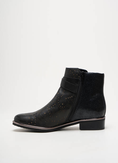 Bottines/Boots noir FUGITIVE BY FRANCESCO ROSSI pour femme