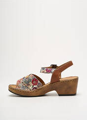 Sandales/Nu pieds marron PEDI GIRL pour femme seconde vue