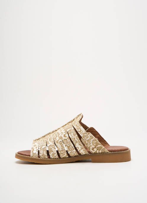 Mules/Sabots beige CASTA pour femme