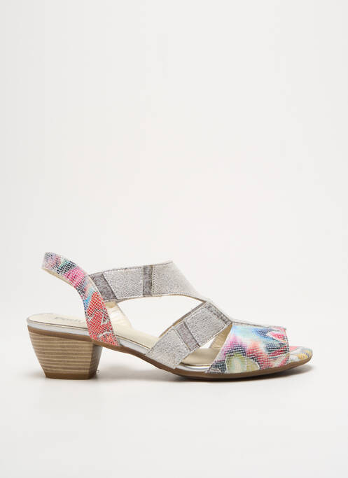 Sandales/Nu pieds argent PEDI GIRL pour femme