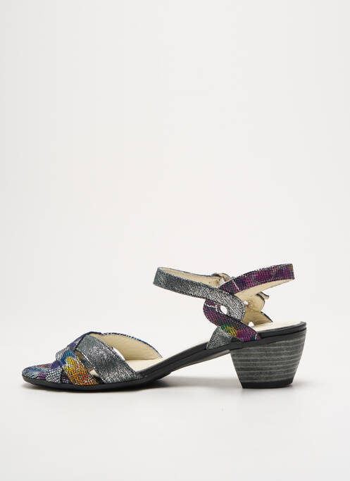 Sandales/Nu pieds argent PEDI GIRL pour femme