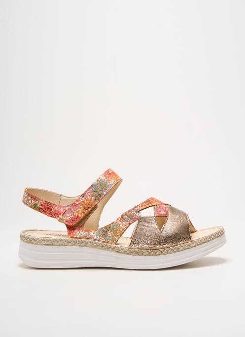 Sandales/Nu pieds orange PEDI GIRL pour femme