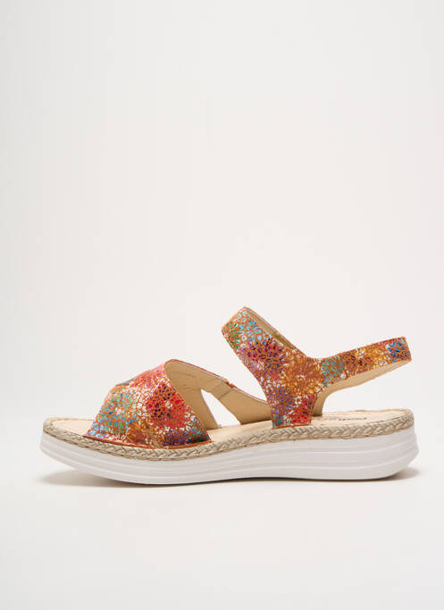 Sandales/Nu pieds orange PEDI GIRL pour femme