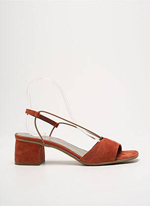 Sandales/nu pieds talon bottier talon de 4 à 6cm orange REQINS femme