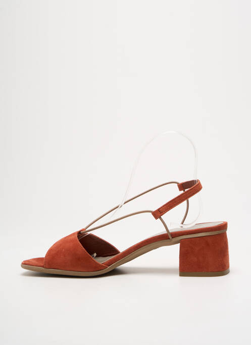 Sandales/Nu pieds orange REQINS pour femme