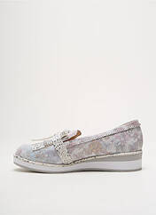 Mocassins gris FUGITIVE BY FRANCESCO ROSSI pour femme seconde vue