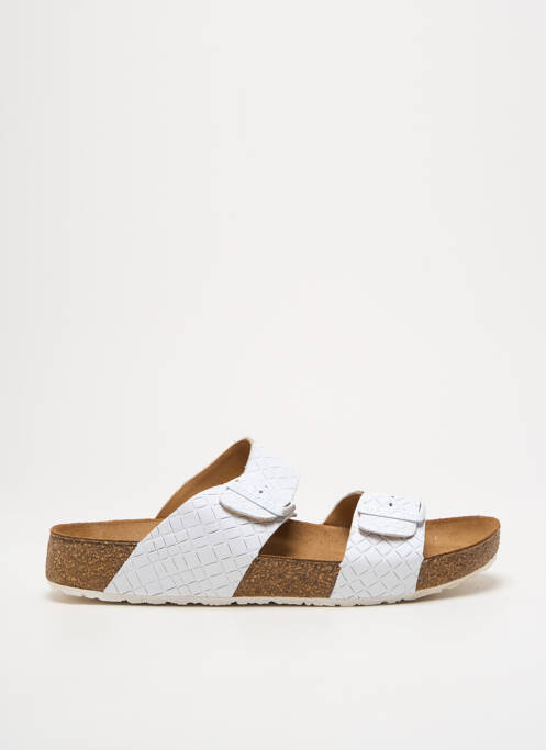 Mules/Sabots blanc HAFLINGER pour femme