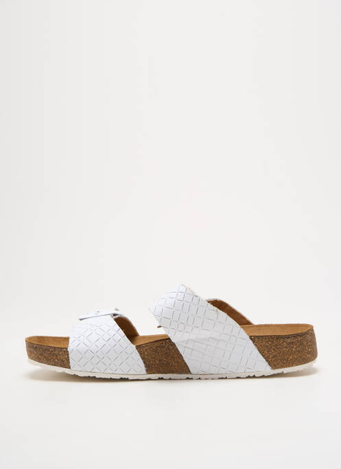 Mules/Sabots blanc HAFLINGER pour femme