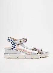 Sandales/Nu pieds argent LIBRE COMME L'AIR pour femme seconde vue