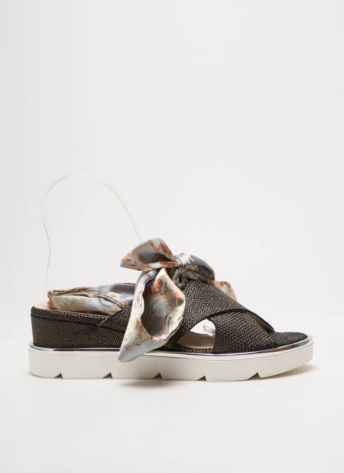 Sandales/Nu pieds argent LIBRE COMME L'AIR pour femme