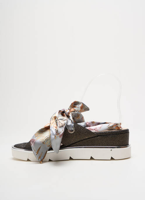 Sandales/Nu pieds argent LIBRE COMME L'AIR pour femme