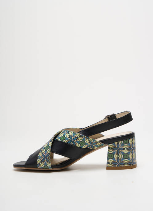 Sandales/Nu pieds noir LIBRE COMME L'AIR pour femme