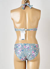 Maillot de bain 2 pièces gris LIDEA pour femme seconde vue