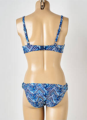Maillot de bain 2 pièces haut soutien-gorge moulé haut soutien-gorge moulé bleu CLEO BY PANACHE femme