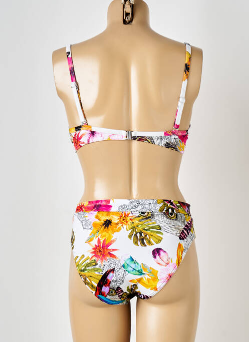 Maillot de bain 2 pièces blanc SUN PLAYA pour femme