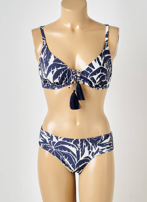 Maillot de bain 2 pièces bleu WATERCULT pour femme