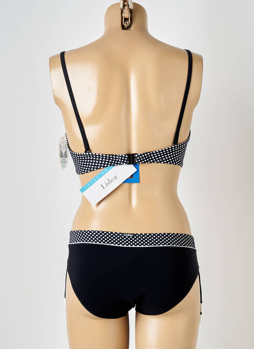 Maillot de bain 2 pièces noir LIDEA pour femme