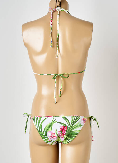 Maillot de bain 2 pièces vert ANTIGEL pour femme