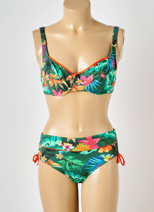 Maillot de bain 2 pièces vert SUN PLAYA pour femme