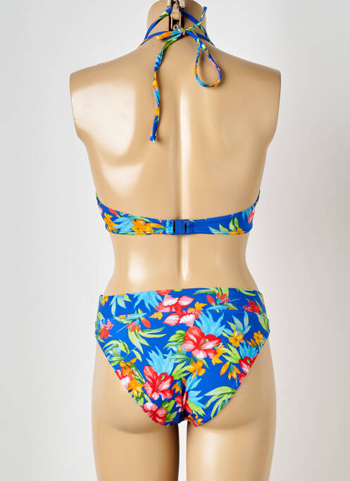 Maillot de bain 2 pièces stretch haut soutien-gorge balconnet bleu FREYA femme