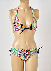 Maillot de bain 2 pièces blanc RASUREL pour femme seconde vue