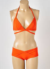 Maillot de bain 2 pièces orange PRINCESSE TAM-TAM pour femme seconde vue