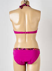 Maillot de bain 2 pièces rose RASUREL pour femme seconde vue