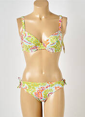 Maillot de bain 2 pièces vert LIDEA pour femme seconde vue