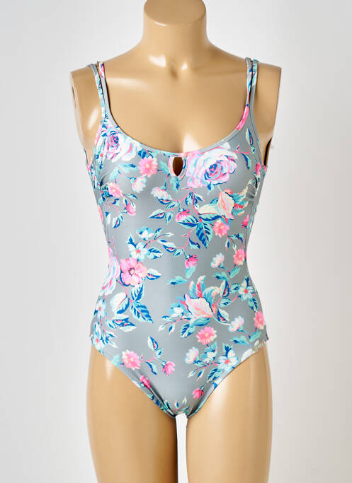 Maillot de bain 1 pièce gris LIDEA femme