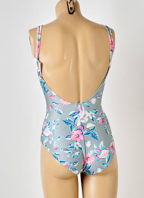 Maillot de bain 1 pièce gris LIDEA femme