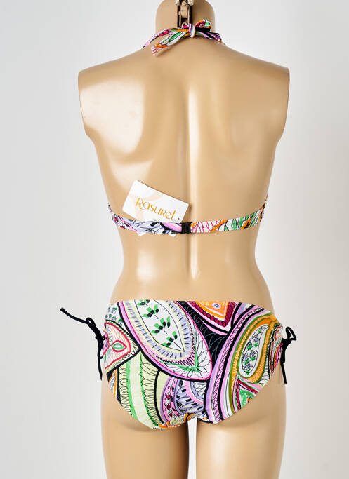 Maillot de bain 2 pièces blanc RASUREL femme