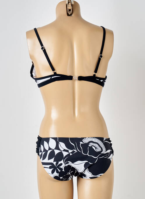 Maillot de bain 2 pièces noir LIVIA pour femme