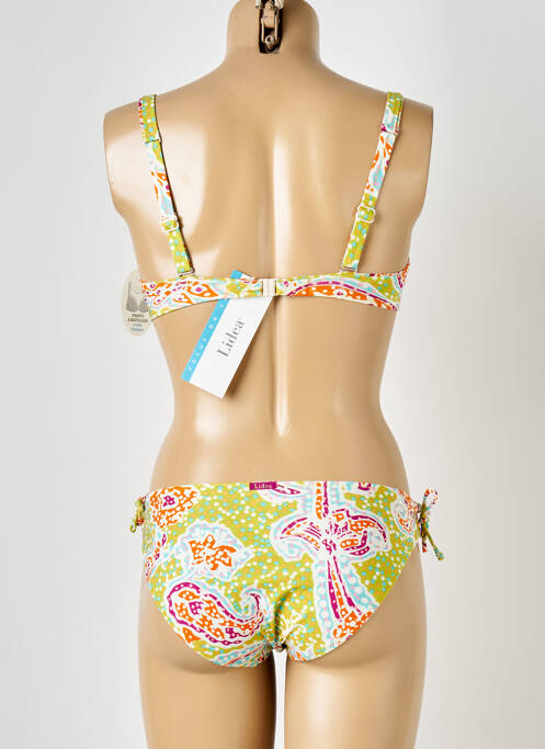 Maillot de bain 2 pièces vert LIDEA femme