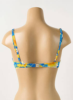 Haut de maillot de bain stretch haut soutien-gorge nageur bleu LISE CHARMEL femme