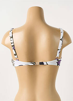 Haut de maillot de bain stretch haut soutien-gorge emboitant violet COMPAGNIE DU SOLEIL femme