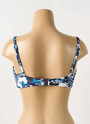 Haut de maillot de bain stretch haut soutien-gorge moulé bleu 000010745342 femme