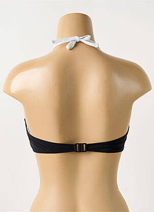 Haut de maillot de bain stretch haut soutien-gorge moulé noir LIVIANA CONTI femme