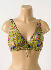 Haut de maillot de bain vert ANTIGEL pour femme seconde vue