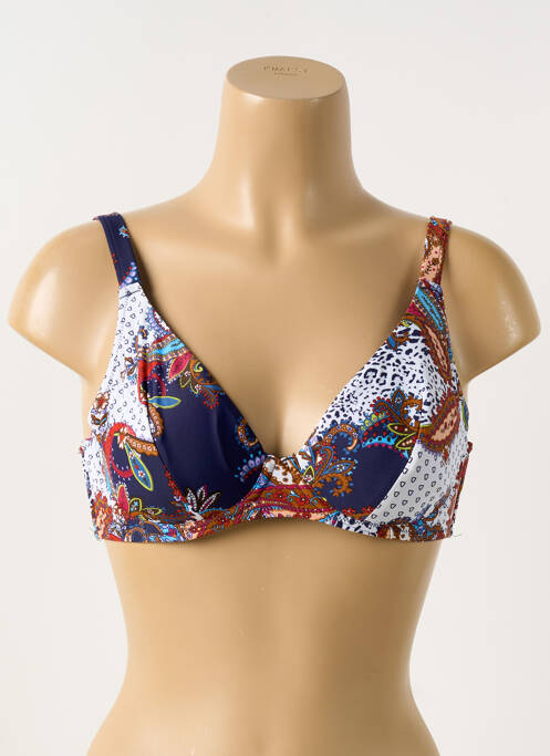 Haut de maillot de bain bleu PROMISE pour femme