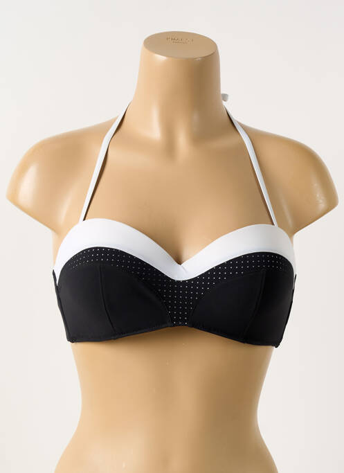 Haut de maillot de bain noir LIVIANA CONTI pour femme