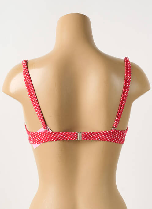 Haut de maillot de bain rouge ANTIGEL pour femme
